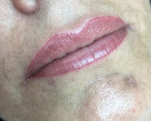 Permanent Make-up Lippen nachher