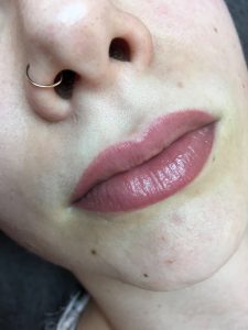 Permanent Make-up Lippen nachher
